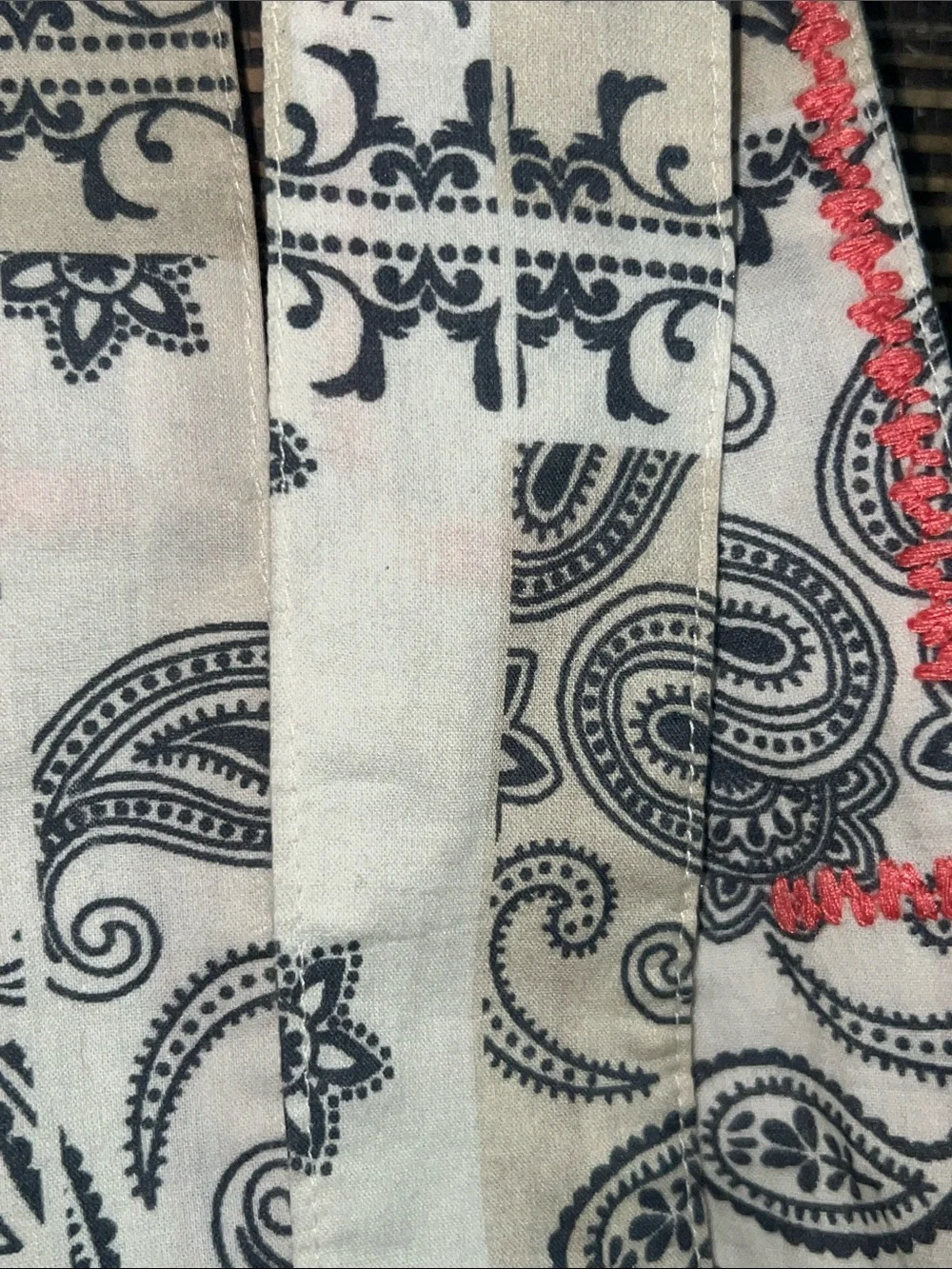Free People Bandana Stitched Wrap Belt O/S Boho Sash western